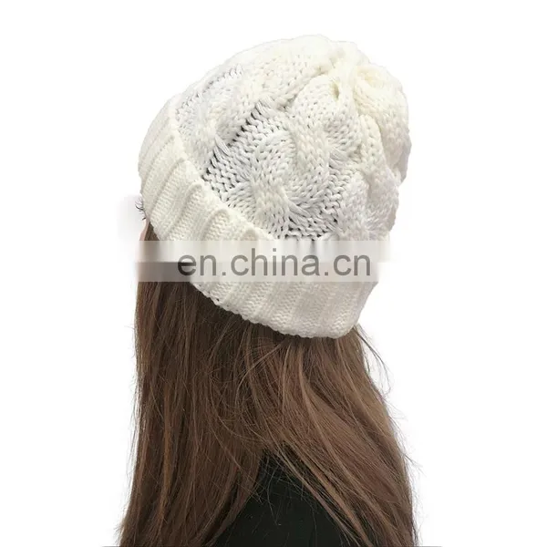 2022 New Design Winter Beanie Winter Acrylic Jacquard Knitted Hat Pom Knit Skull Hats Fitted Knitting Fisherman Beanie photo-3