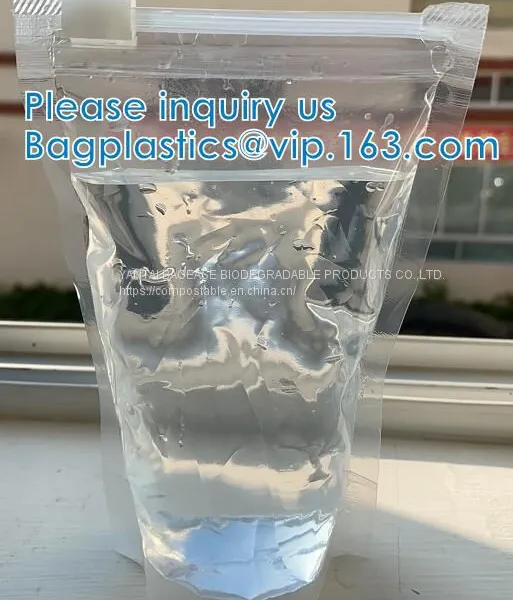 Biodegradable Liquid Packaging Leakage Proof Pouch Custom Custom 1 Gallon Water Bag Foldable Sports Drinking Water Bag photo-3