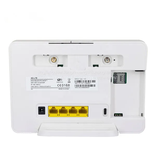 300 Mbps B535 4G Outdoor Router Dual-Band WiFi Hotspot SIM Card Slot 4 Gigabit Ethernet Ports 3000mAh Battery photo-4