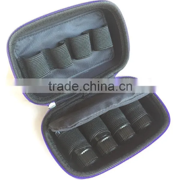 8 Bottles Purple Neoprene Essential Oil Key Chain Carry Case,popular Design Small Essential Oil Carrying Bag for 8 Bottles photo-4