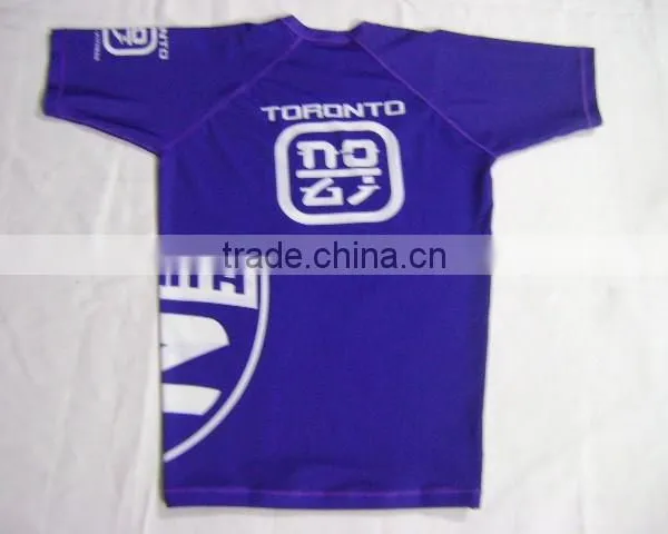 Sublimated HALF SLEEVES Rash Guard (mixed Martial Arts Rash Guard) photo-2
