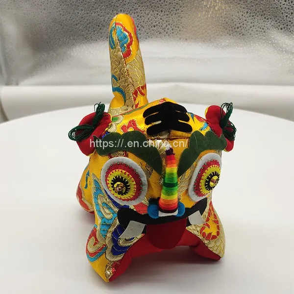 Chinese Traditional Handicraft Cloth Lucky Tiger Handmade Gift photo-2
