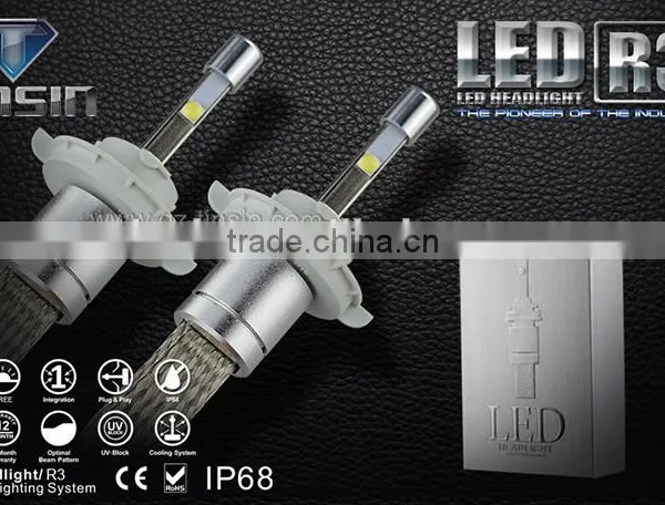 Top Quality24w 3x5 Square Led Headlight,h13 Led Headlight,p15d Led Motorcycle Headlight photo-2