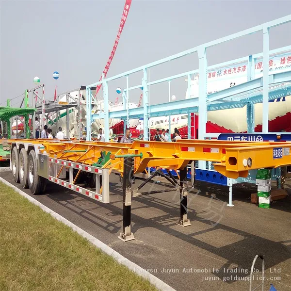 Export Container Semi-trailer Skeleton Semi-trailer 40 Foot Semi-trailer