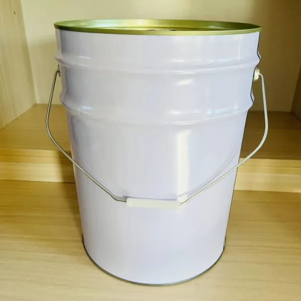 Iron Barrel Manufacturers to Produce 20 Liters 18 Liters Tinplate Closed Barrel Cleaning Agent Thin Small Mouth Iron Barrel photo-3