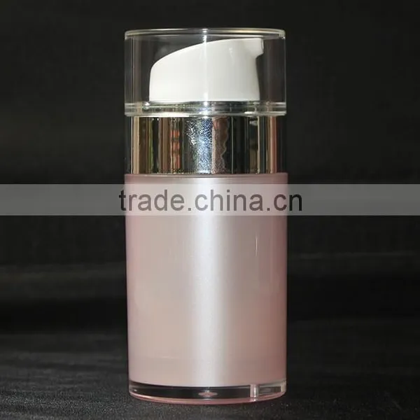 50ml Round Acrylic Airless Pump Bottles For Cosmetic Packaging photo-3
