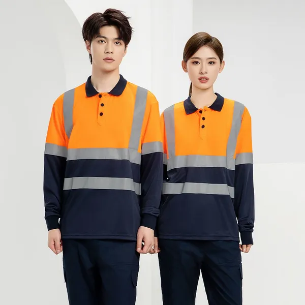 Customized T-shirts and Vests, High Gloss Reflective Work Clothes, and Workwear With Logo Embroidery photo-4