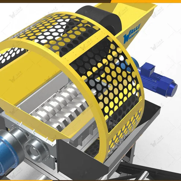 Color Steel Tiles Multiple Shredder Shredding Machine photo-5