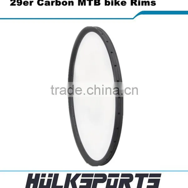 Cheap 29er Mtb Carbon Rims Wheels Tubeless 30mm Width Mountain Bike Carbon Rims 3K/UD Hookless 29 Carbon Rim photo-2