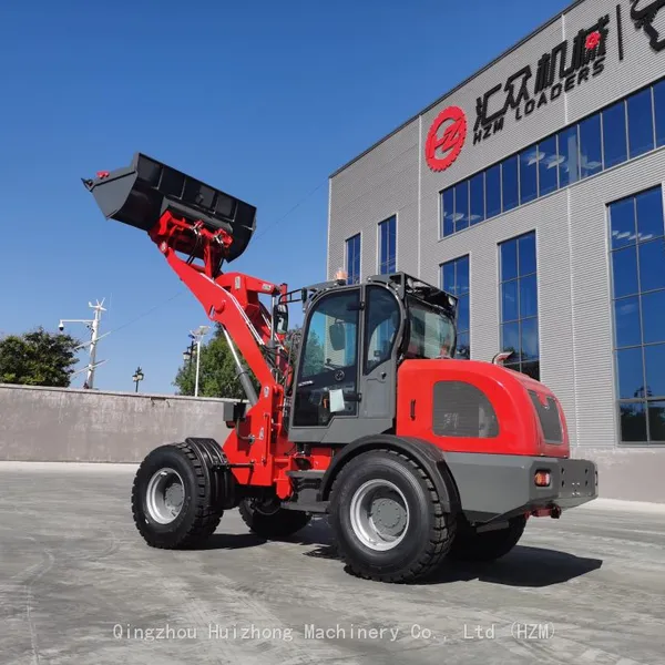 Factory Wholesale Construction Machinery 2ton Wheel Loader HZM825 Mini Front End Loader photo-3
