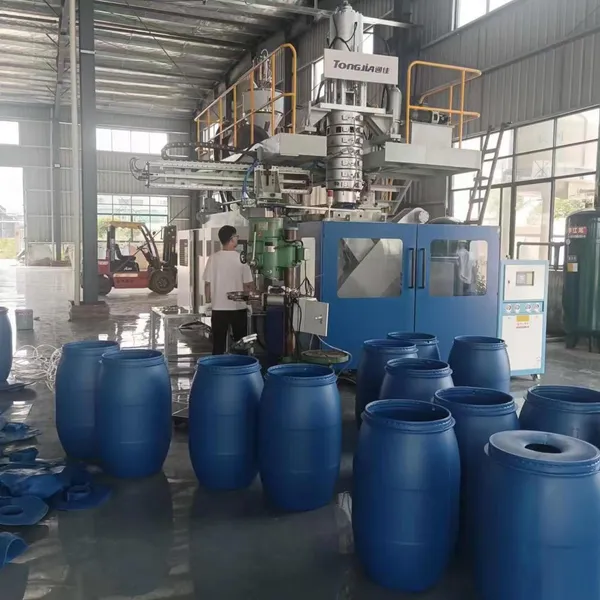 Tongjia Three-Layer Double-Ring Barrel Production Blow Moulding Machine photo-2