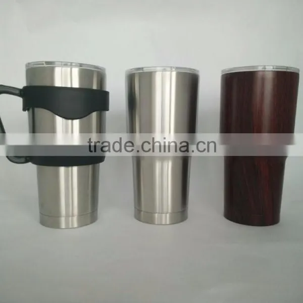 20oz/24oz/30oz New Style Popular Double Wall Vacuum Flask With Plastic Cover photo-3