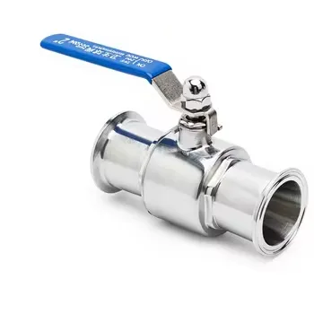 Stainless Steel Sanitary Grade Quick Release Ball Valve Clamp Ball Valve Buckle Type Food Grade Manual Ball Valve photo-3
