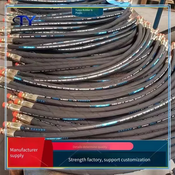 Cloth-reinforced Low-pressure Rubber Hoses, Large-diameter Mud Rubber Hoses, High and Low-pressure Oil Hoses for Mining, Flexible and Resistant to Bending, for Engineering and Construction photo-5