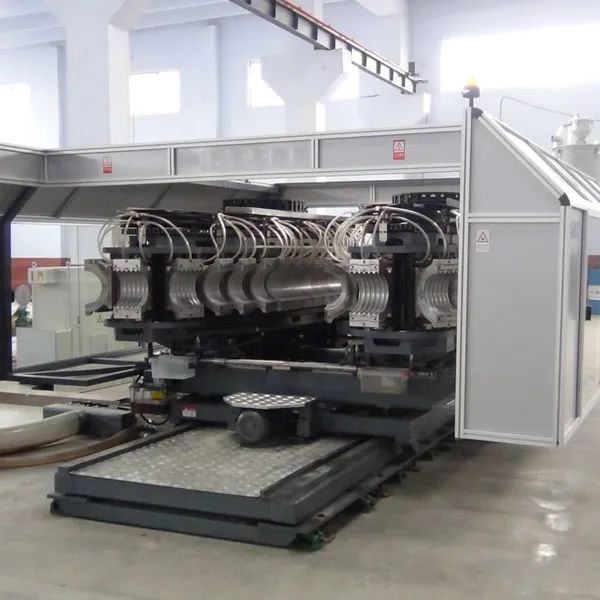 Doppelwand-Wellenrohr-Extrusionsanlage