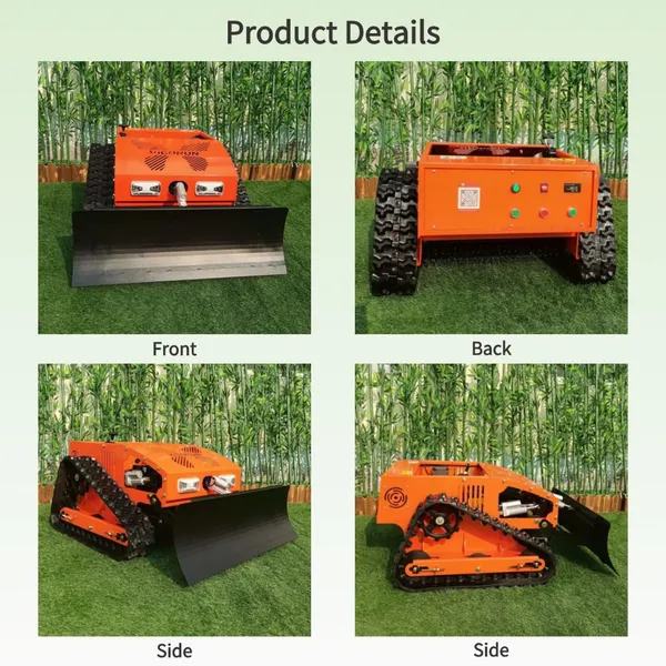Vigorun VTC550-90 Gasoline Lawn Mower One-key Electric Start With Snow Shovel Multi-season Grass Cutter for Roadside Verges photo-2
