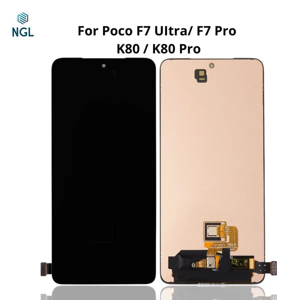 Для Poco F7 UItra/ F7 ProK80/K80 Pro заменяющийся сборный дисплей LCD сенсорного экрана