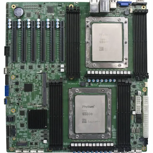 Tg-s5000c32 Motherboard, Phytium S5000c-32 Eatx High-performance Server Motherboard, Tongguang Information