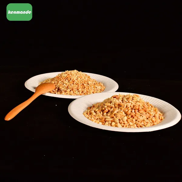 Trozos de cacahuete tostado de tamaño de partícula uniforme y fiable de 1 - 3 mm para decoración de postres