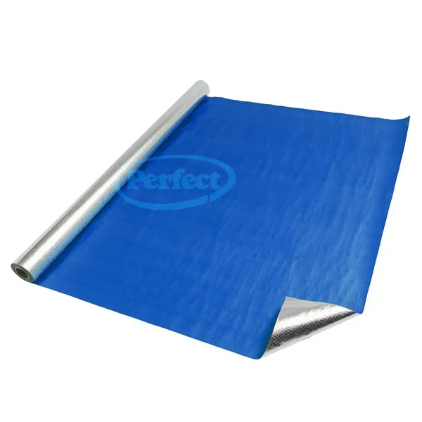 Bardage de toit tissé imperméable populaire australien, barrière rayonnante réfléchissante, isolation thermique, revêtu ignifuge, pour entrepôt