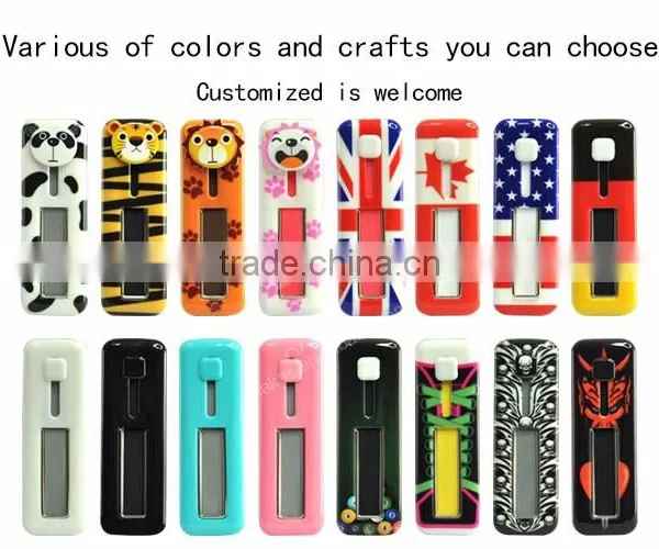 Washable U Shape Universal Silicone Adhesive Kickstand Smart Grip for Phone photo-3