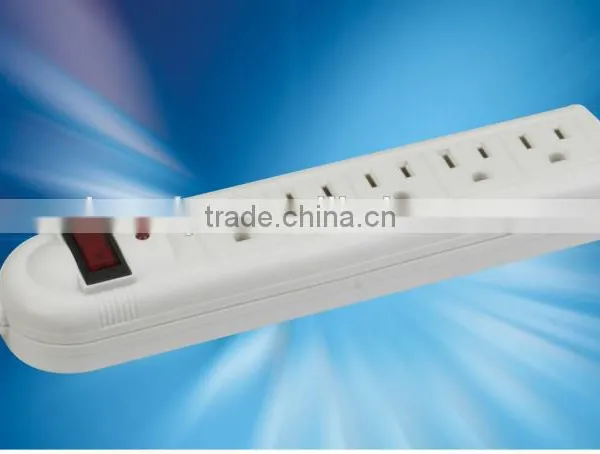 Guangzhou Factory ul Approvals 5 Outlet Power Strip/ Individual Switch photo-2