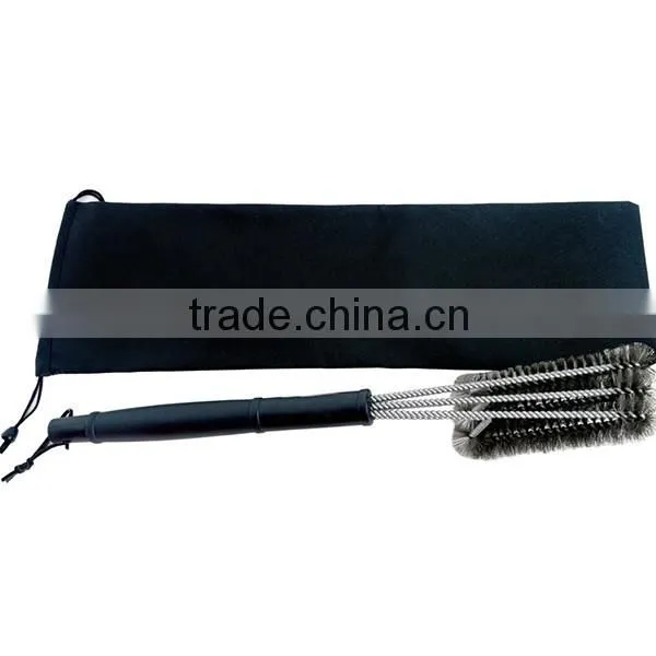 LatestTop Rank 18' Stainless Steel Wire BBQ Grill Brush Barbecue Grill Brush With Long Handle Cleaning Brush photo-4