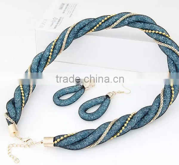 Cheap Wholesale Fashion Bridal Charming Crystal Jewelry Set photo-6