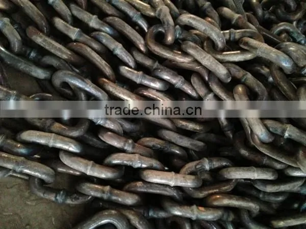 5mm Iron Self-color Marine Stud Link Chain photo-2
