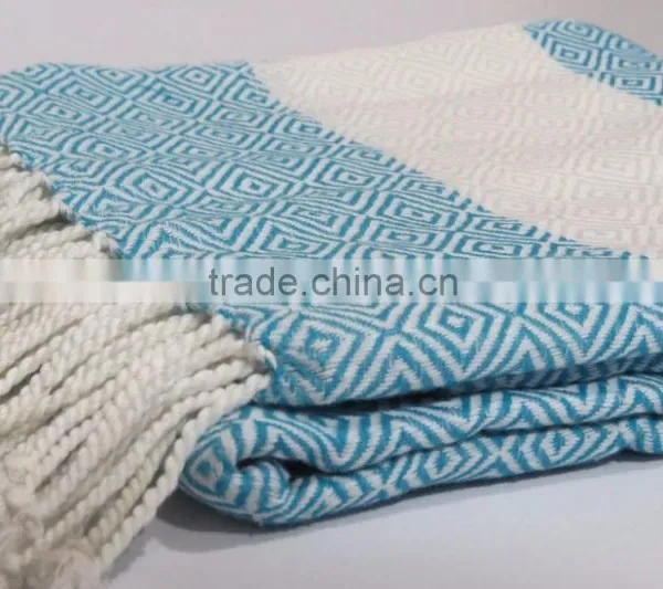 High Absorbent Turkish Hammam Fouta Travel Beach Towel Sauna Spa Bathrobe photo-6
