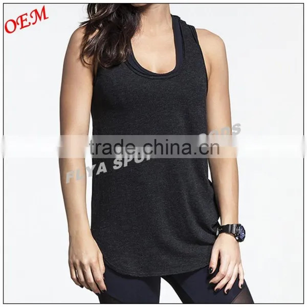 Women Fitness Yoga Tank Top Running Sport Singlet Women Wholesale Tank Top photo-2