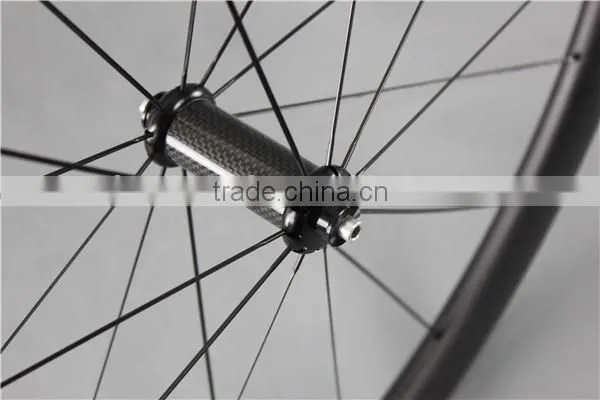 40mm Wide Side Carbon Bike Wheels High Temperature Resistance Carbon Bike Wheels W40C photo-5