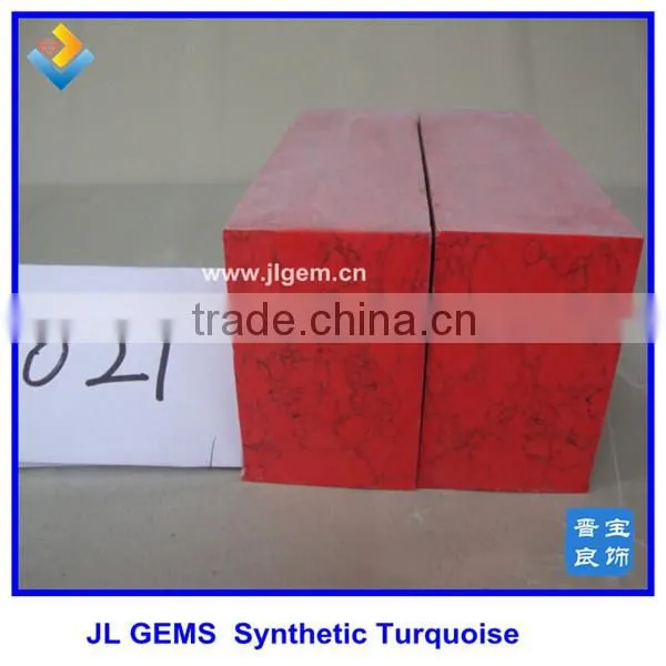 Factory Price Synthetic Turquoise Bricks Rough For Gemstone Jewelry photo-4