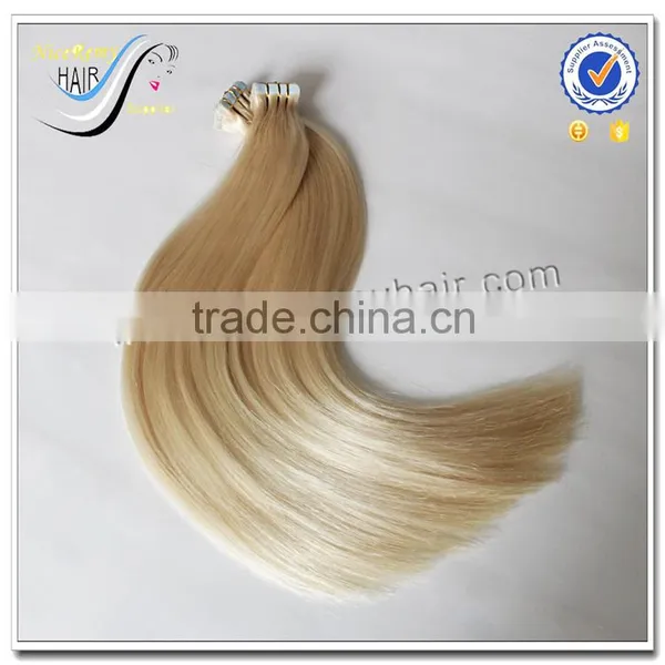 Wholesale Top Quality Fast Delivery Tape in Remy Hair Extensions 100 Virgin Human Hair Best Selling Products in Europe photo-3