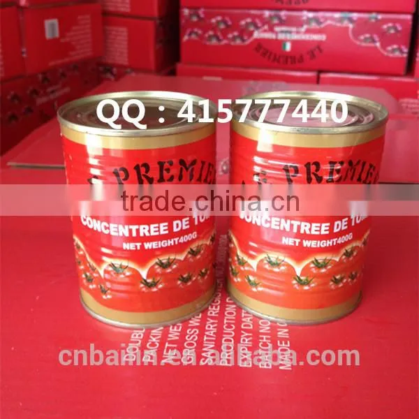 400g BAIHE Brix28-30 Canned Tomato Paste photo-6