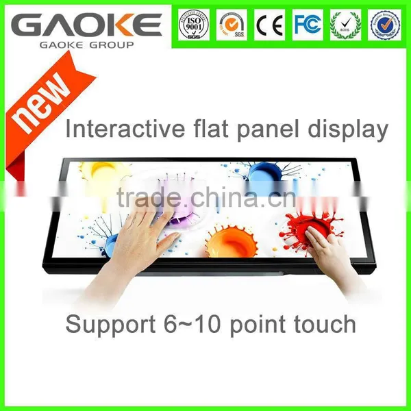 2016 New 32inch to 110 Inch LCD Android Media Player Free Stand Wifi/3g Cable Network Interactive Whiteboard for School photo-4