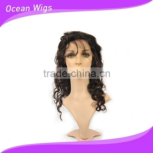 Human Hair Lace Wig, Body Wave, 18", Natural Color photo-2