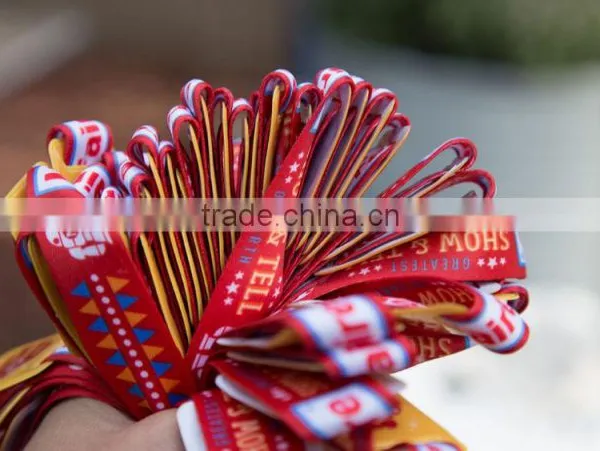 RFID Fabric Wristband Fabric Barcode Tag Wristbands for Identifying photo-3
