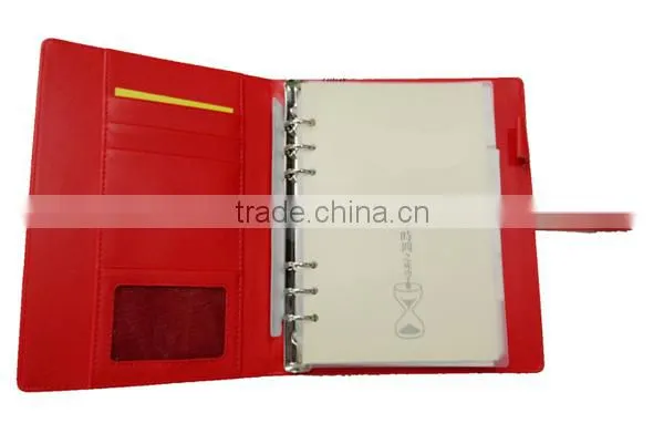 New Arrival A5 6-ring Binder Leather Notebook With Usb Flash Drive photo-2