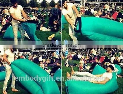Outdoor Sports Portable Air Sofa Sleeping Bag Inflatable Air Sofa Bed photo-4