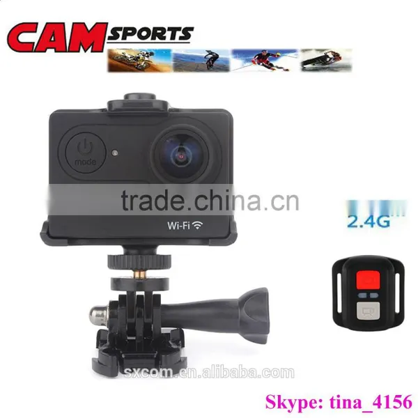 WIFI Waterproof Action Sport Camera 4K 15fps Remote Control Bracelet 2.0'' LCD 170 Degree Angle 1050mAh 12MP photo-5