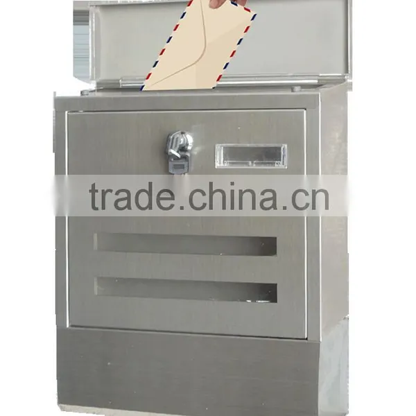 Fashion Modern Stainless Steel Mailboxes, Solar Letter Box, Letter Box With Led Box for Letters photo-4