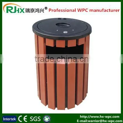 Long Shelf Life Wood Plastic Composite Garbage Cabins photo-5