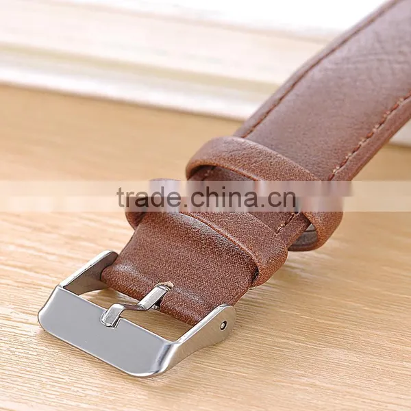 China Supplier Quartz Brown Leather Strap Sports Mens Watches photo-5