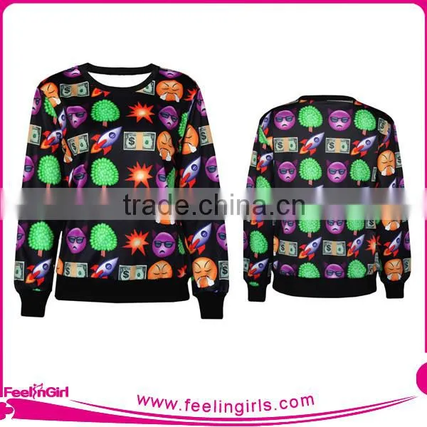 Custom Womens French Terry Wholesale Crewneck Sweatshirt photo-2