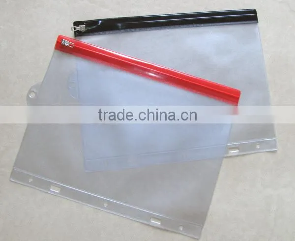 Unique Customized Transparent EVA PVC Plastic Zipper Bag - Slider Type photo-2