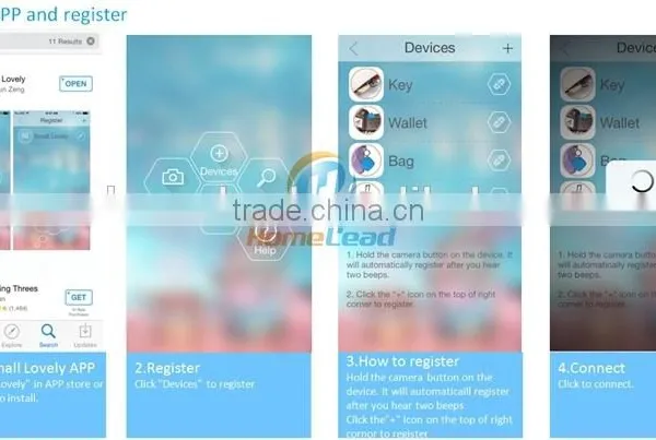 Top Quality Remote Control Anti-Lost Alarm Bluetooth Smart Finder With Keychain photo-3