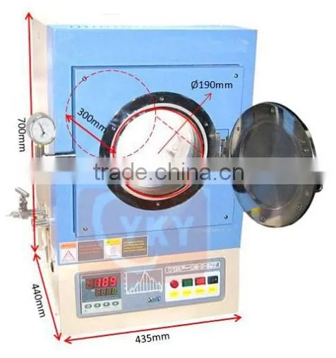 1200C Hi-Vacuum Chamber Furnace With Quartz Chamber / High Vacuum Chamber Furnace photo-2