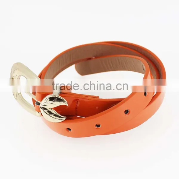 Women PU Fashion Dresses Belt With Shiny Gold Accessory in Yiwu photo-4