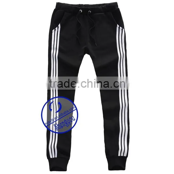 2015 Custom New Arrival Fashion Cotton Men Plain Jogger Pants photo-2
